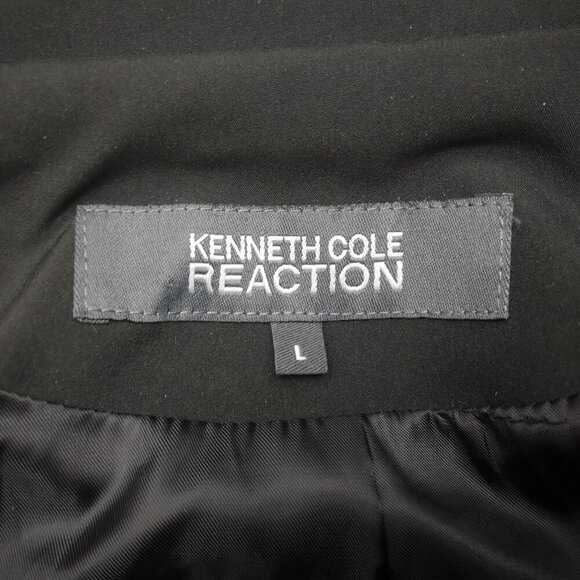 Kenneth Cole Reaction Ladies Size Large Lined Black Packable Hood Jacket - Picture 3 of 12